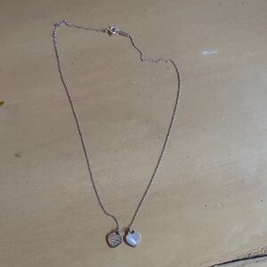 Tiffany & Co. Return to Tiffany Silver Double Heart Necklace